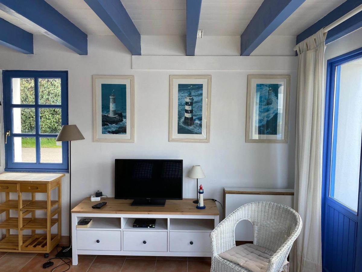 Maison Cosy 1 Chambre Avec Jardin, A 200M De La Plage Des Grands Sables - Fr-1-418-163 Locmaria Kültér fotó