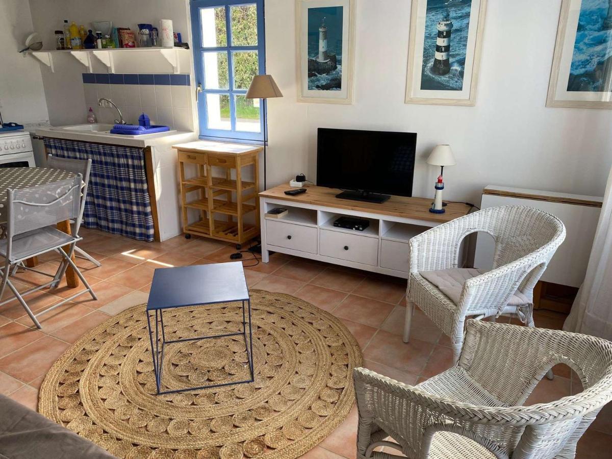Maison Cosy 1 Chambre Avec Jardin, A 200M De La Plage Des Grands Sables - Fr-1-418-163 Locmaria Kültér fotó